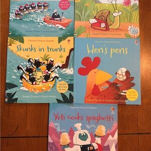 Usborne Phonics Readers Set - Colorful Learning Books for Kids